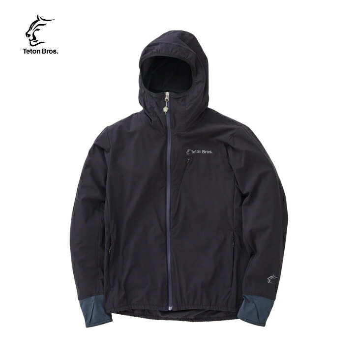 Teton Bros. ƥȥ֥Slick Hoody (Unisex) åաǥ ˥å Black 㥱å 󥵥졼աǥ Stretch Octa ȥå ݲ ̵ ȥå ȥɥ TB241-15