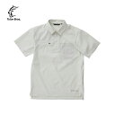 【Teton Bros. ティートンブロス】Chill Polo (Men) チルポロ White ポロシャツ 軽量 DotAir 麻調 通気性 タウンユース 旅行 アウトドア TB241-38