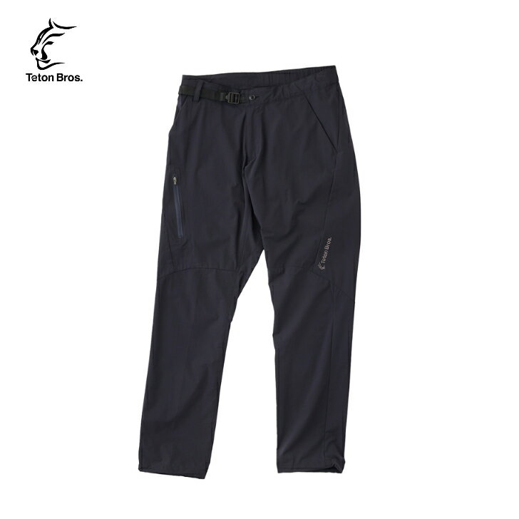 【Teton Bros. ティートンブロス】Ridge Pant (Men) リッジパンツ メンズ Black パンツ トレッキングパンツ テーパードシルエット 軽量 速乾性 ストレッチ性 トレッキング 山行 クライミング アウトドア TB241-11