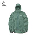 【Teton Bros. ティートンブロス】Wind River Hoody (Men) ウインドリバーフーディー メンズ Grayish Green ウインドシェル 撥水加工 防風 軽量 薄手 登山 トレッキング アウトドア TB241-19