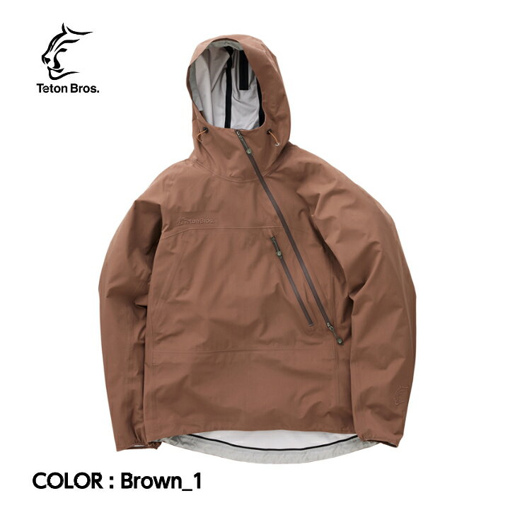 【Teton Bros. ティートンブロス】Tsurugi Lite Jacket (Unisex) ツルギライトジャケット Brown_1 Lサイズ ユニセックス ジャケット Täsmä 防水 通気 撥水 耐久性 軽量 ストレッチ PEAKS 山行 トレッキング トレイルランニング UL アウトドア TB231-03 10%OF