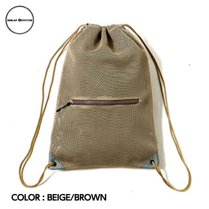 樂天商城 - 【BURLAP OUTFITTER バーラップアウトフィッター】REVERSIBLE KNAP-TOTE リバーシブルナップトート Beige/Brown ベージュ/ブラウン ワンサイズ ナップサック トートバッグ リバーシブルバッグ 夏用 デイリーユース タウンユース アウトドア 国内正規品