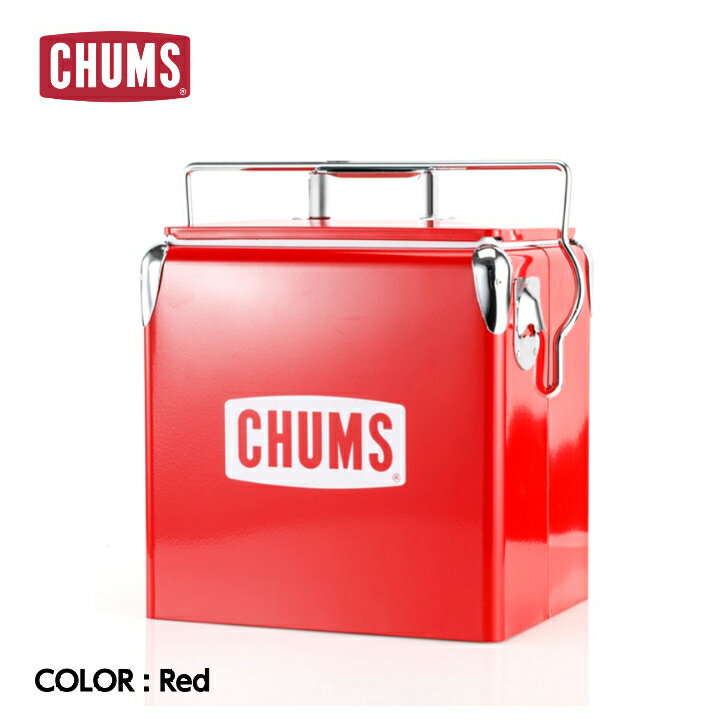 yCHUMS `XzCHUMS Steel Cooler Box `XX`[N[[{bNX Red bh 12L n[h^Cv 𔲂t Lv fCLv BBQ AEghA CH62-1803 10%OFF