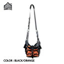【COMMON EDUCATION コモンエデュケーション】NET BAG ネットバッグ BLACK/ORANGE ワンサイズ ショルダーバッグ 網袋 X-pac 防水性 耐久性 巾着 メッシュ コーデュラ タウンユース アウトドア 国内正規品(4)