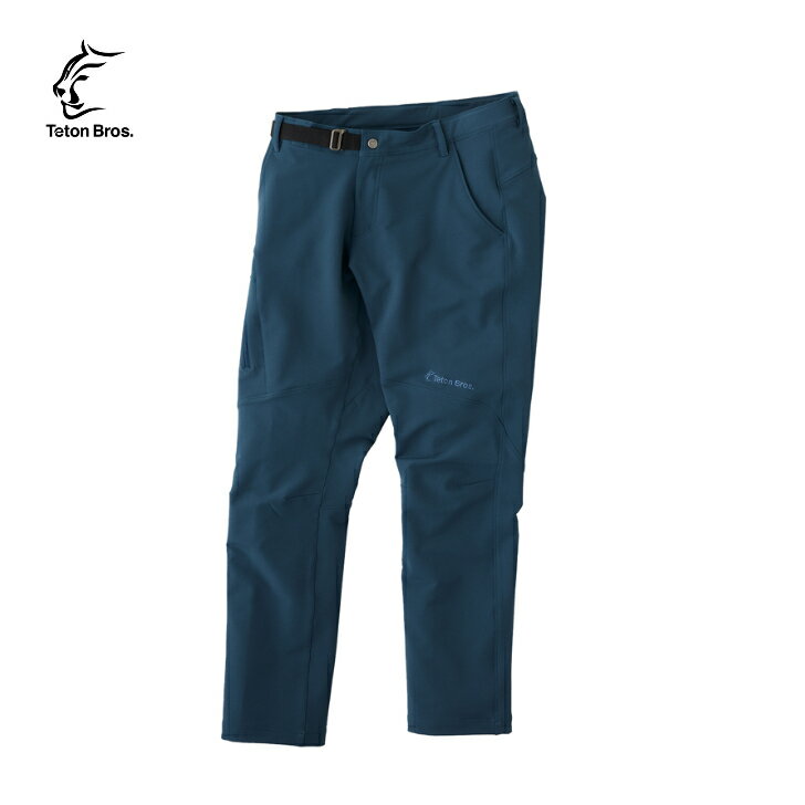 【Teton Bros. ティートンブロス】Crag Pant (Men) クラッグパンツ メンズ Dark Navy パンツ ソフトシェル 通年 細身シルエット ストレッチ性 遠赤外線効果 保温力 クーリング効果 トレッキング アウトドア TB233-32