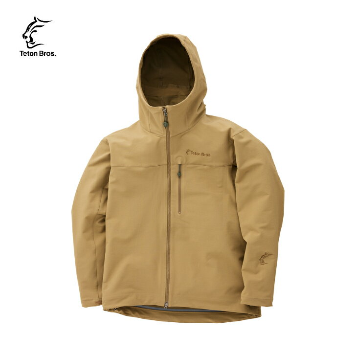 【Teton Bros. ティートンブロス】Glacier Hoody (Men) グレイシャーフーディ メンズ Khaki フーディ ソフトシェル 厚手生地 秋 冬 早春 防風 保温 通気性 クーリング効果 トレッキング アウトドア TB233-28 10%OFF