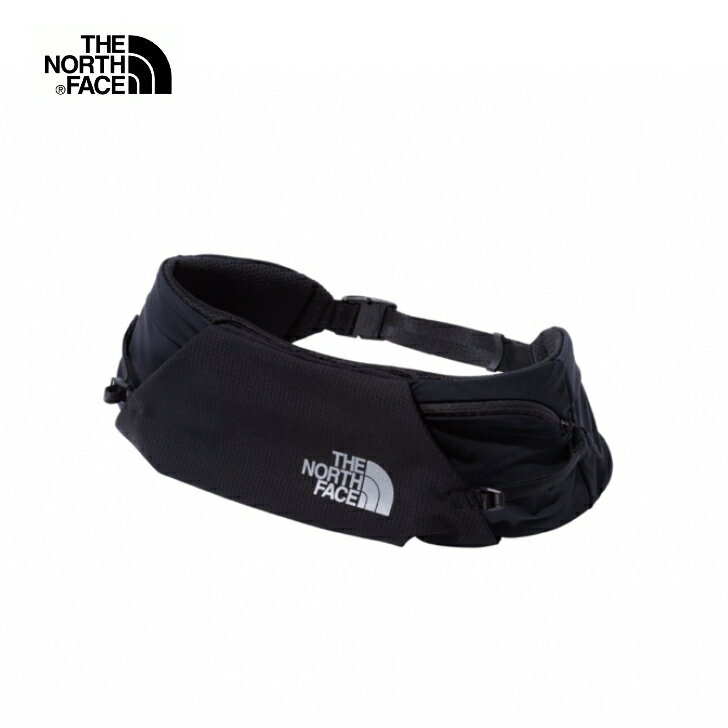 【THE NORTH FACE ノースフェイス】Pacer Belt ペーサーベルト K ブラック ワンサイズ 適応胴囲66-92cm ベルト ストレッチ素材 500mlソフトフラスク収納可能 ランニング トレラン レース アウ…