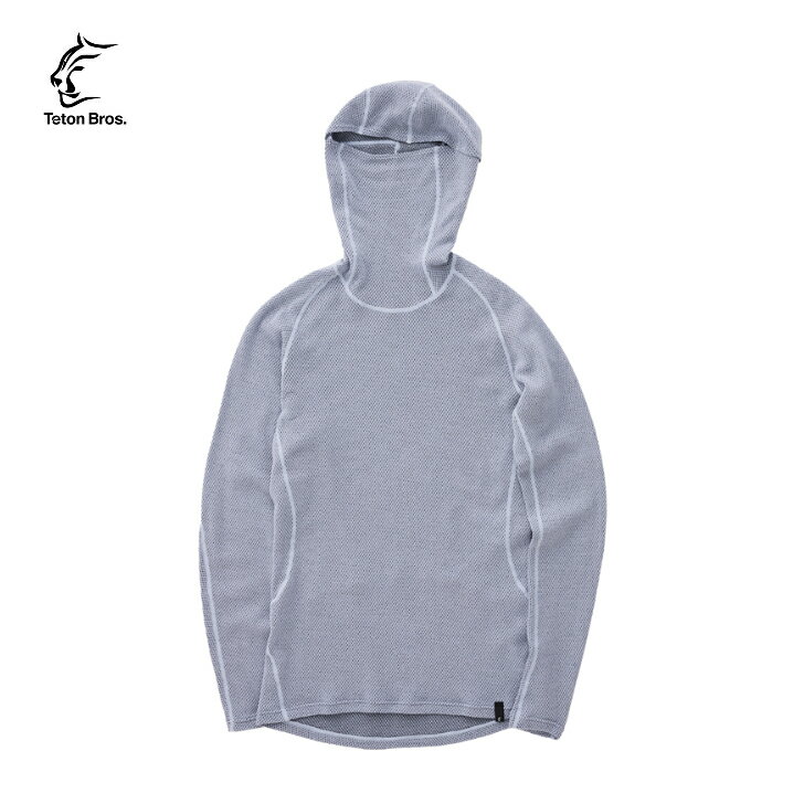 【Teton Bros. ティートンブロス】MOB Wool Hoody (Men) モブウールフーディー メンズ Gray Heather ベ..