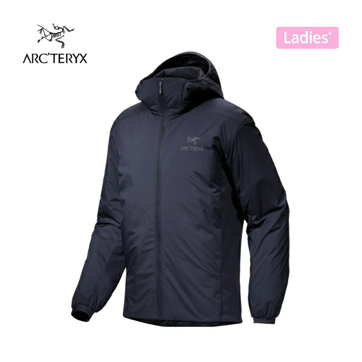 【ARC'TERYX アークテリクス 】アトム フーディ ウィメンズ Black Sapphire ジャケット レディース アウター ミッドレイヤー トレッキング ハイキング アルパイン ロッククライミング アウトドア 国内正規品