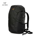 【ARC'TERYX アークテリクス】マンティス 30 バックパック Black バックパック デイパック 30L ノートPCスリーブ タウンユース トレッキング ハイキング アウトドア 国内正規品