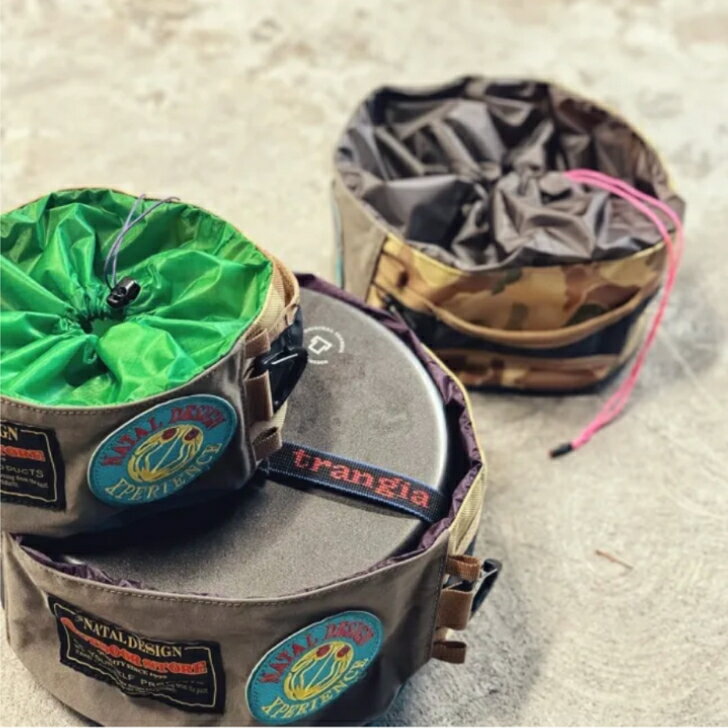 ��NATAL DESIGN �ͥ�����ǥ������STORM COOKER CASE S ���ȡ��९�å���������S RETRO STRIPE ������ ���巿����ʬ ���å��� �ȥ�󥮥��ĥ�ɥ�3�ߥ� �����ץ��� ��Ǽ��Ĵ����ǽ ������ �����ȥɥ� KG-042