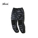 【NANGA ナンガ】MOUNTAIN LODGE DOWN PANTS マウンテンロッジダウンパンツ(ウィメンズ) BLK ブラック WMサイズ 超軽量 保温...