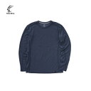 【Teton Bros. ティートンブロス】Axio 3D L/S (Men) アクシオ 3D ロングスリーブ メンズ Navy ネイビー ロンTEE クルーネ...