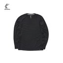 【Teton Bros. ティートンブロス】Axio 3D L/S (Men) アクシオ 3D ロングスリーブ メンズ Black ブラック ロンTEE クルー...