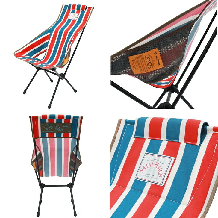 【NATAL DESIGN×Helinox ネイタルデザイン×ヘリノックス】SUNSET CHAIR ND2 サンセットチェアND2 RETRO STRIPE 折りたたみチェア 椅子 超軽量アルミニウムポール 1000Dナイロン生地 吊り下げ式シート 保温保冷バッグ併用スタッフバッグ キャンプ アウトドア KC-026 functionjunctiontokyo-10010277 FUNCTIONJUNCTION サンプル画像2