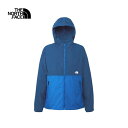 【THE NORTH FACE ノースフェイス】コンパクトジャケット(メンズ) OH マウンテンブルー×ヒーローブルー ジャケット シェル コットンライク生地 ...