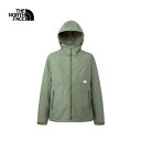 【THE NORTH FACE ノースフェイス】コンパクトジャケット(メンズ) DG ダックグリーン ジャケット シェル コットンライク生地 撥水加工 防風 軽...