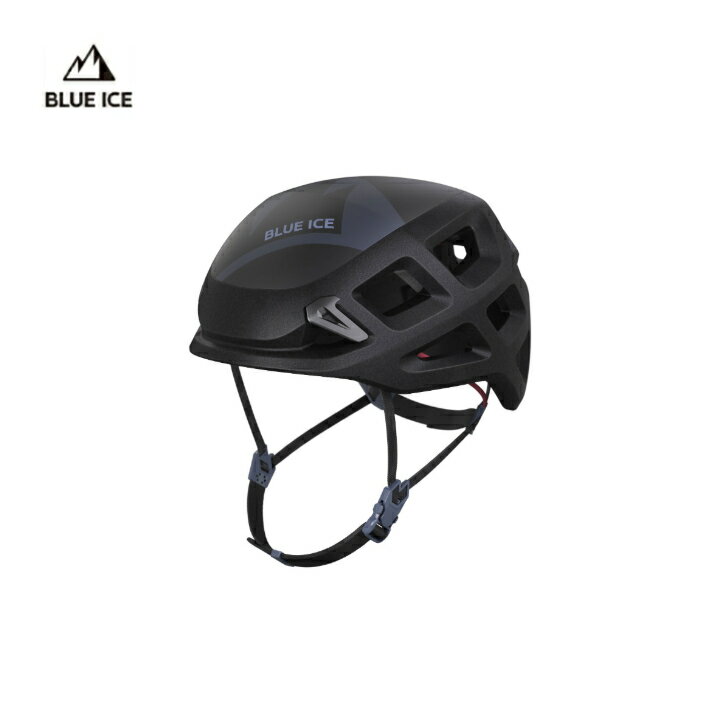 【BLUE ICE ブルーアイス】ブラスト BK ブラック ヘルメット アルパインヘルメット スリム形状 軽量 快適性 耐久性 保護性能 ヘルメットキャリー付属 登山 アルパイン 登攀 クライミング アウトドア 100722 国内正規品