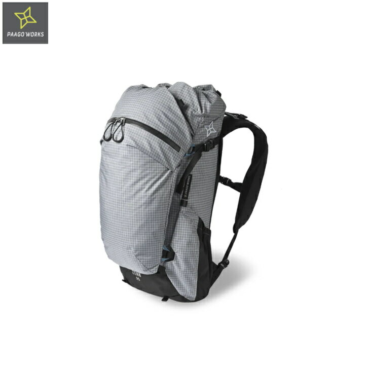 Rakuten - 【PAAGO WORKS パーゴワークス】ZENN25 ゼン25 Gray グレー バックパック モジュール設計 高重心設計 フィッティング 軽量性 耐久性 登山 ハイク アウトドア