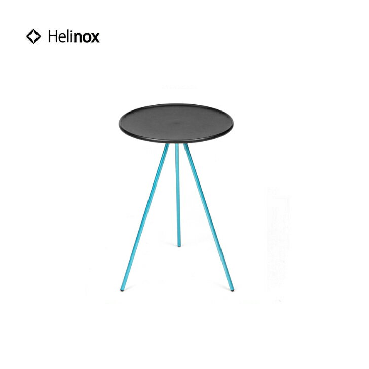 Rakuten - 【Helinox ヘリノックス】サイドテーブル S BK ブラック テーブル ローチェア用 高強度ポール スタッフバッグ付き キャンプ アウトドア 1822250 国内正規品