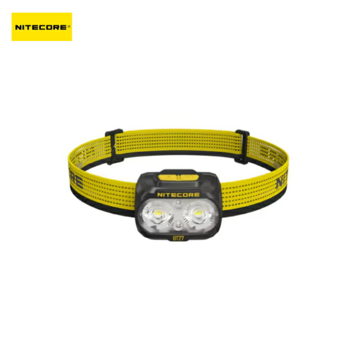 乐天商城 - 【NITECORE ナイトコア】UT27 Shadow Black(Yellow band) ヘッドライト ヘッドランプ 最大800ルーメン 74g 軽量設計 トレイルランニング ハイク アウトドア 42590 国内正規品