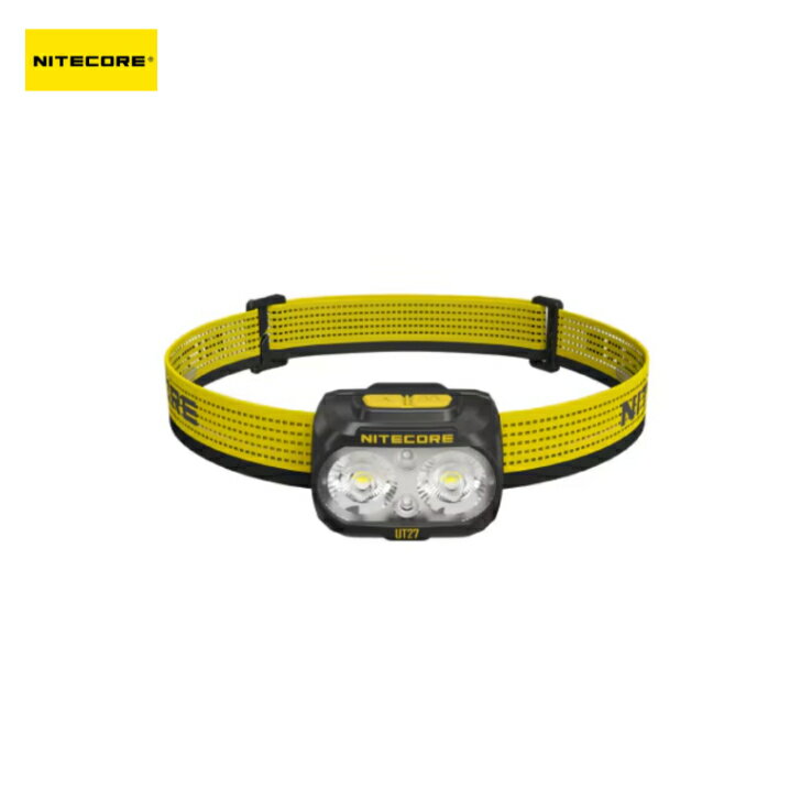 樂天商城 - 【NITECORE ナイトコア】UT27 Pro Shadow Black(Yellow band) ヘッドライト ヘッドランプ 最大800ルーメン 74g トレイルランニング ハイク アウトドア 42600 国内正規品