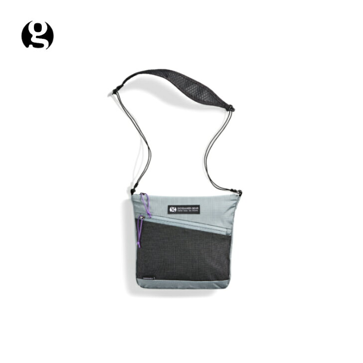 TYPE2 Sidequest タイプ2サイドクエスト GREY グレー サコッシュ 4L 内部2分割メッシュポケット 軽量 通気性 ハイク ウルトラライト アウトドア 国内正規品