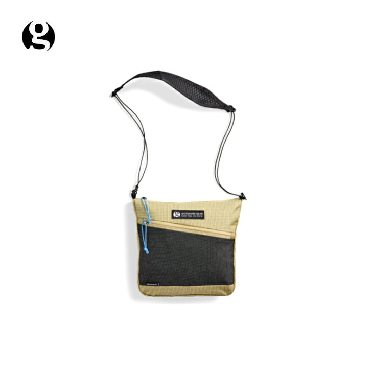 TYPE2 Sidequest タイプ2サイドクエスト BEIGE ベージュ サコッシュ 4L 内部2分割メッシュポケット 軽量 通気性 ハイク ウルトラライト アウトドア 国内正規品