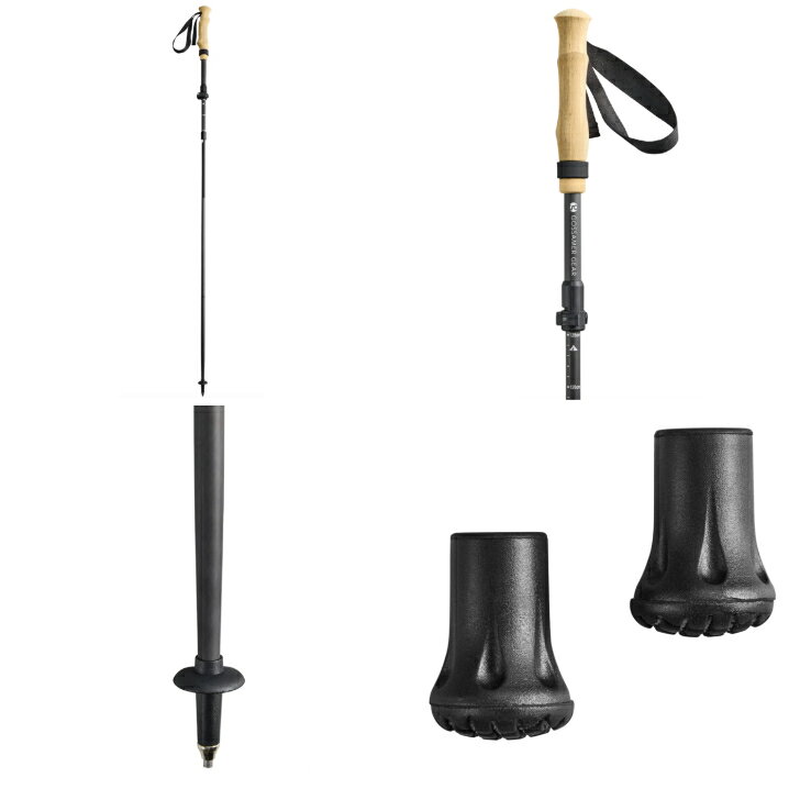 【GOSSAMER GEAR ゴッサマーギア】FT3 Folding Trekking Poles (single) トレッキ...