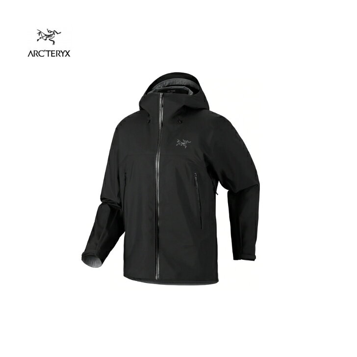 【ARC'TERYX アークテリクスベータ SL ジャケット メンズ Black ジャケット GORE-TEX® ePEシェル ReBIRD10年保証 防水 防風 通気性 軽量 コンパクト収納 トリムフィット オールマウンテン対応 登山 ハイキング アウトドア X000010854 国内正規品