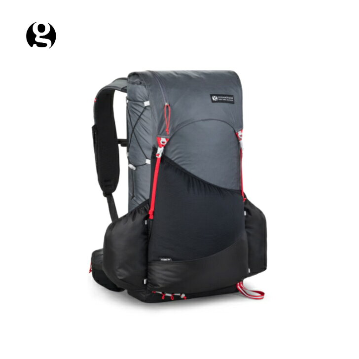 【GOSSAMER GEAR ゴッサマーギア】Kumo 36 R クモ36R GREY グレー Sサイズ バックパック 容量36L Robicナイロン 超軽量 耐久性 撥水加工 取り外し可能背面パッド ハイク 山行 ロングトレイル 国内正規品