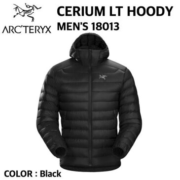 【国内正規品】【ARC'TERYX アークテリクス】CERIUM LT HODDY セリウム LT フーディ Black メンズ アウター ミッドレイヤー コアロフト 中綿 18013 10%OFF