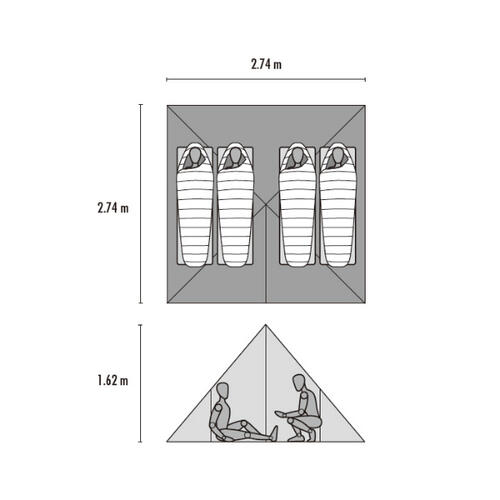 【国内正規品】【MSR エムエスアール】MOUNTAIN SAFETY RESEARCH マウンテンセーフティーリサーチ フロントレンジ テント ポールテント