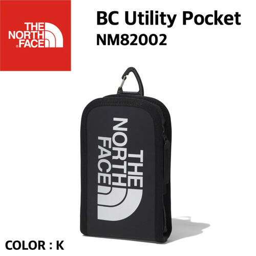 【国内正規品】【THE NORTH FACE ノースフェイス】BC Utility Pocket BCユーティリティーポケット K ブラック スマホ収納 撥水 NM82002