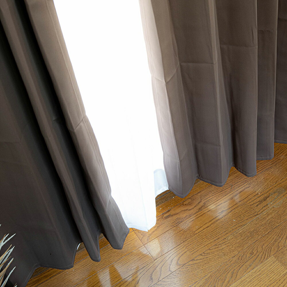 1siz 幅100cm × 丈135cm 4枚組 1級遮光 カーテン br