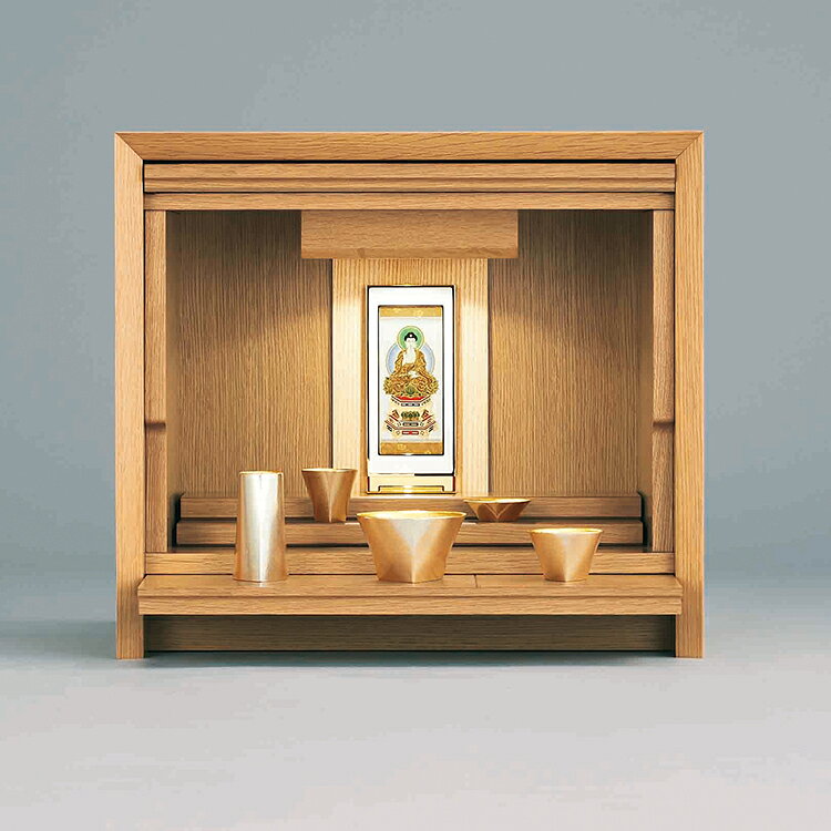 【スーパーSALE割引商品】ロゼア ライト 上置きタイプ モダン 現代仏壇 家具調 仏壇 おしゃれ 感動葬儀。FUNE