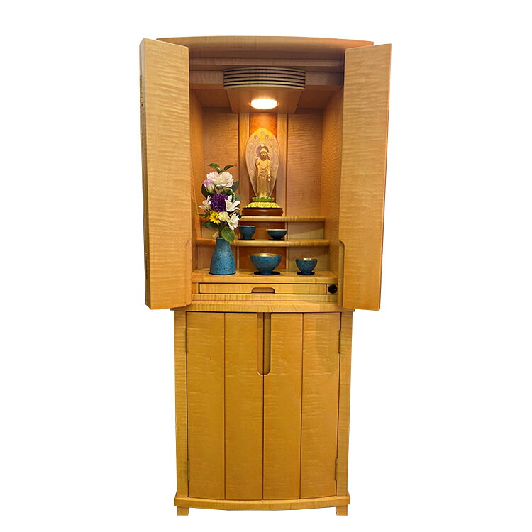 50%OFF【スーパーSALE割引商品】リーブル 15×40 台付タイプ モダン 現代仏壇 家具調 仏壇 おしゃれ 感動葬儀。FUNE