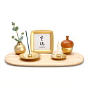まどかセット【ゴールド】 具足 ミニ仏具 モダン コンパクト リン 現代仏壇 高級 おしゃれ 感動葬儀。FUNE フューネ