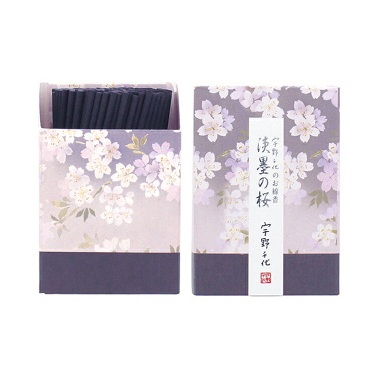 宇野千代のお線香 淡墨の桜 ミニ 線香 贈答用 お盆 お供え 寒中見舞い 普段使い 仏前線香 FUNE 感動葬儀。