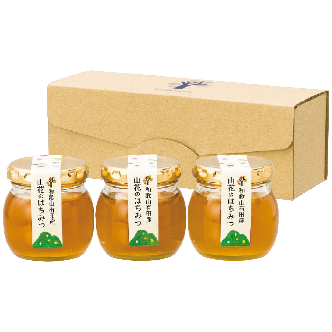 【店内全品ポイント5倍】香典返し 法要 返礼品 法事 粗供養 [ 山花のはちみつ詰合せ n611-1-3 ] お供え..