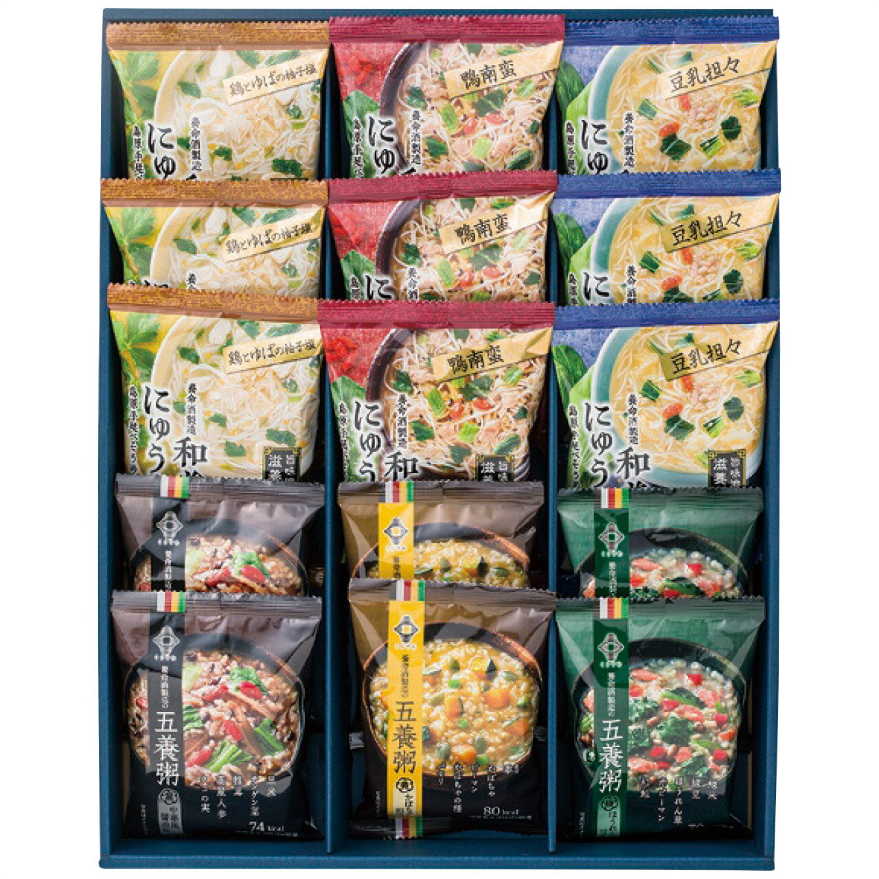 【店内全品ポイント5倍】香典返し 法要 返礼品 法事 粗供養 [ 和養生にゅうめん3種と五養粥3種 15食セ..