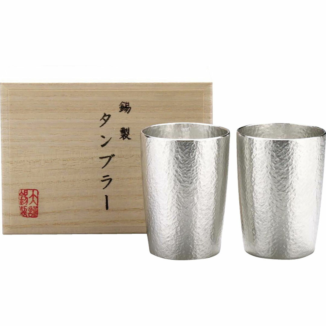 【店内全品ポイント5倍】香典返し 法要 返礼品 法事 粗供養 [ 本錫タンブラー180ml ベルクペア（桐箱入..