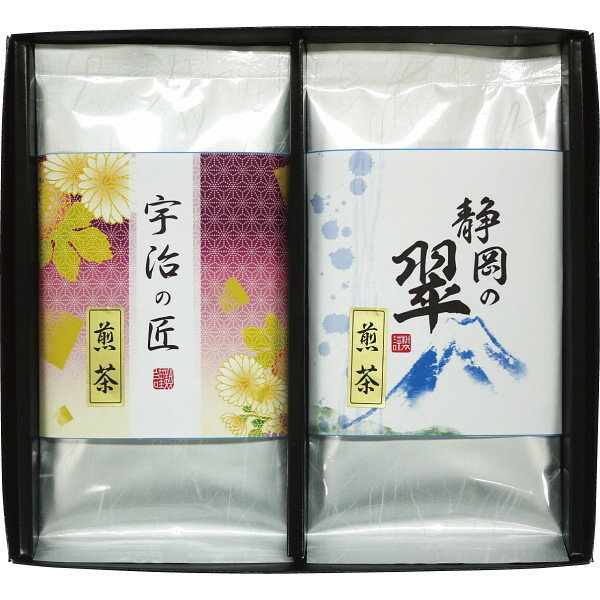 商品詳細 内容量：●宇治煎茶・静岡煎茶各60┣g┫×各1賞味期間(製造日より)：365日箱サイズ：約25.3×23×2.5cm箱重量：280g緑風園　銘茶詰合せ全国的に有名な静岡茶、宇治茶の詰合せギフトです。爽やかな香りと繊細で奥深い味わいが特長です。