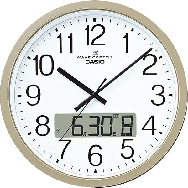 【店内全品ポイント5倍】香典返し 法要 返礼品 法事 粗供養 [ カシ電波掛時計 IC-4100J-9JF ] お供え ..