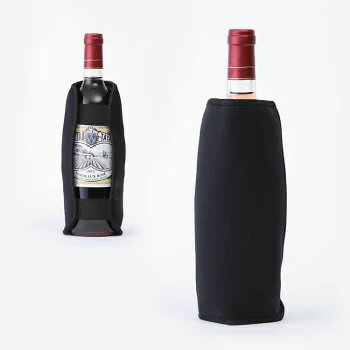 ワインボトルクーラースリーブ （ブラック） 1本用 ワインクーラー ワインボトルクーラー ワイングッズ ファンヴィーノ グローバル 楽天店