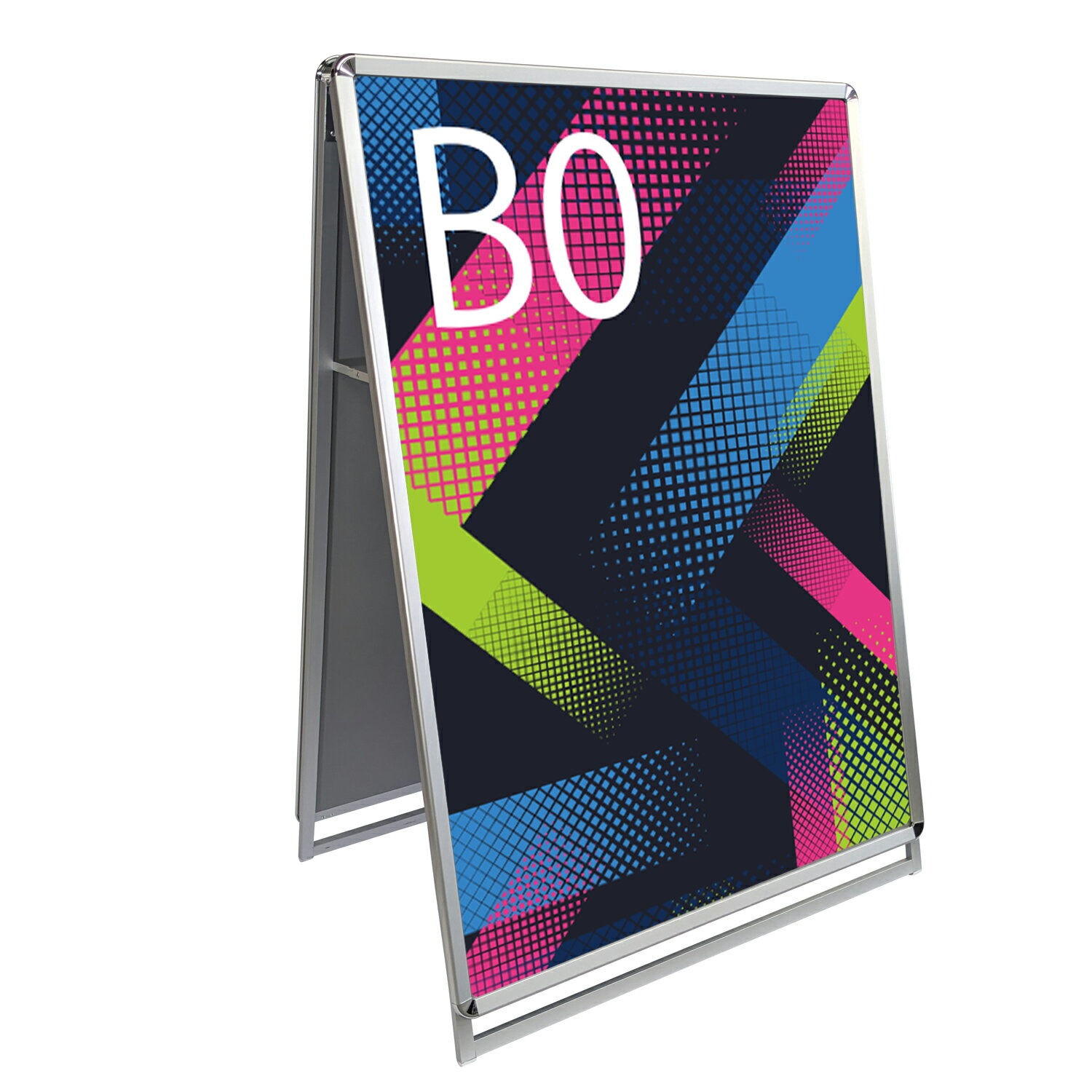 A型看板 [ B0 ] 【 看板 】 両面 ポスター 屋外 a看板スタンド 店舗用 アルミフレーム 送料無料