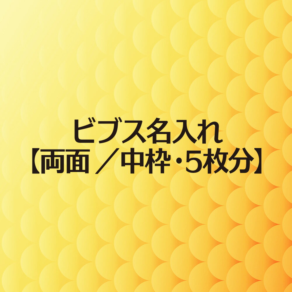 ビブス 名入れ プリント 【 両面 中枠 5枚分 】 高品質 画像 ロゴ 対応 スポーツ チーム名 企業名 団体名 スローガン