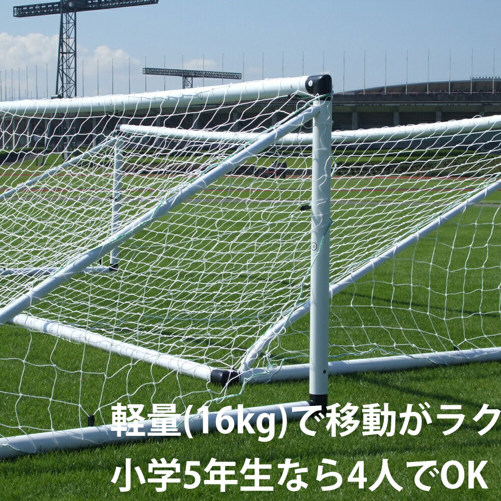 エクルベージュ サッカー 組み立て式 ゴール 2個セット vigo