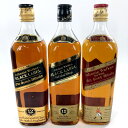 【中古】Johnnie Walker ジョニーウォーカー ブラックラベル 12年 レッドラベル ブレンデッドスコッチウイスキー 750ml 760ml 43% ...