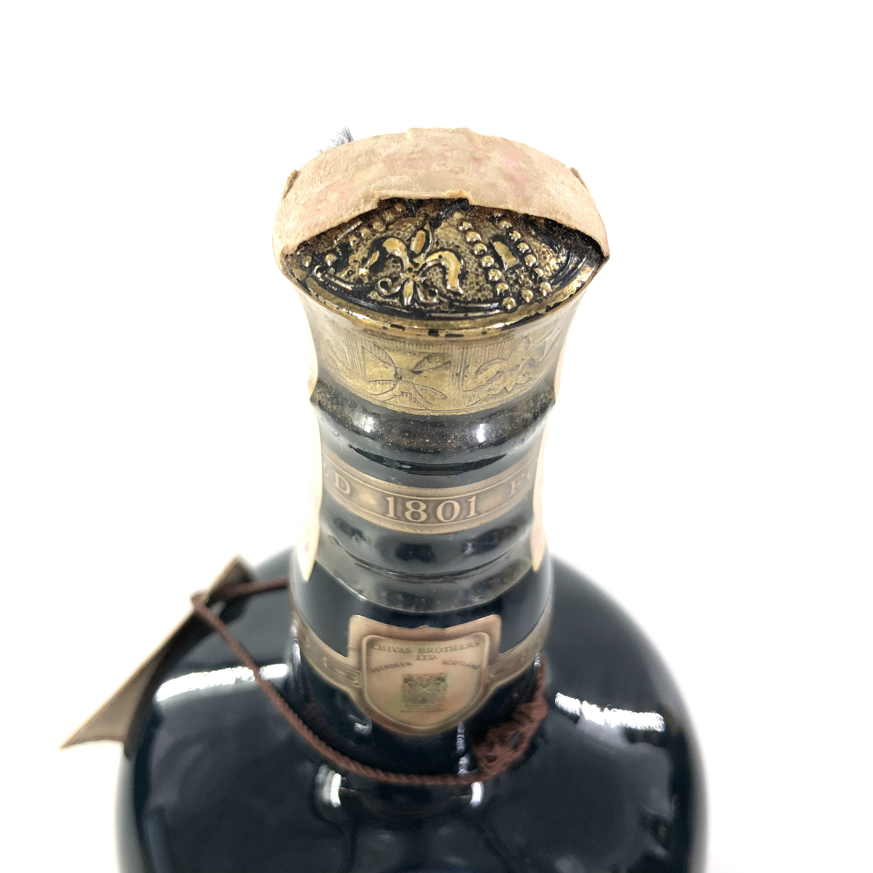【中古】ROYAL SALUTE ローヤルサルート 21年 青 緑 GRANT'S グランツ 21年 陶器ボトル ブレンデッドスコッチウイスキー 700ml 750ml 43% 40% 巾着袋 箱 4本【WI-128】
